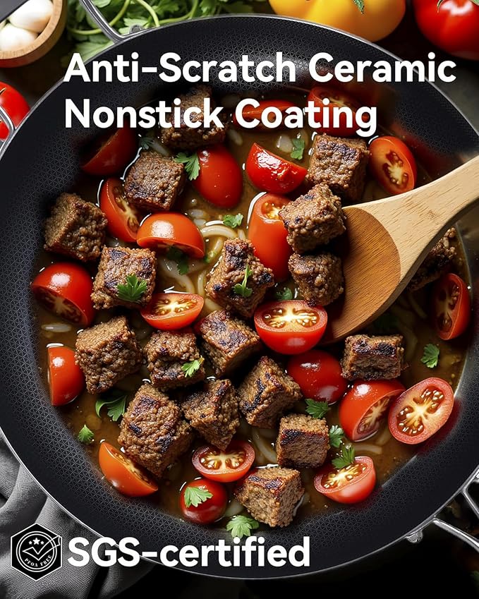14-Inch Nonstick Hybrid Frying Pan - Image 4