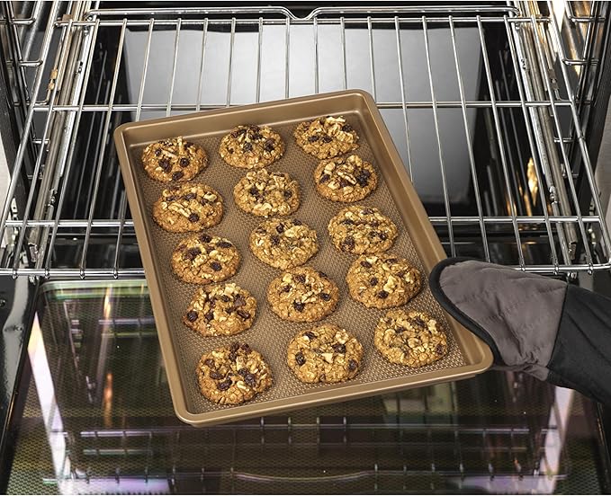 GoodCook BestBake Nonstick Textured Carbon Steel Cookie Sheet, Large Baking - Image 6