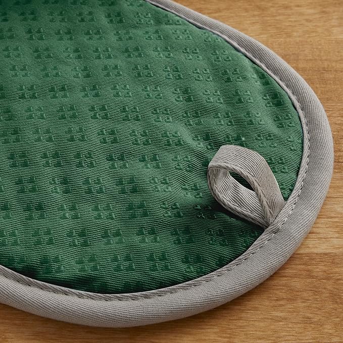 KitchenAid Asteroid Pot Holder 2-Pack Set, Pebbled Palm Green - Image 3