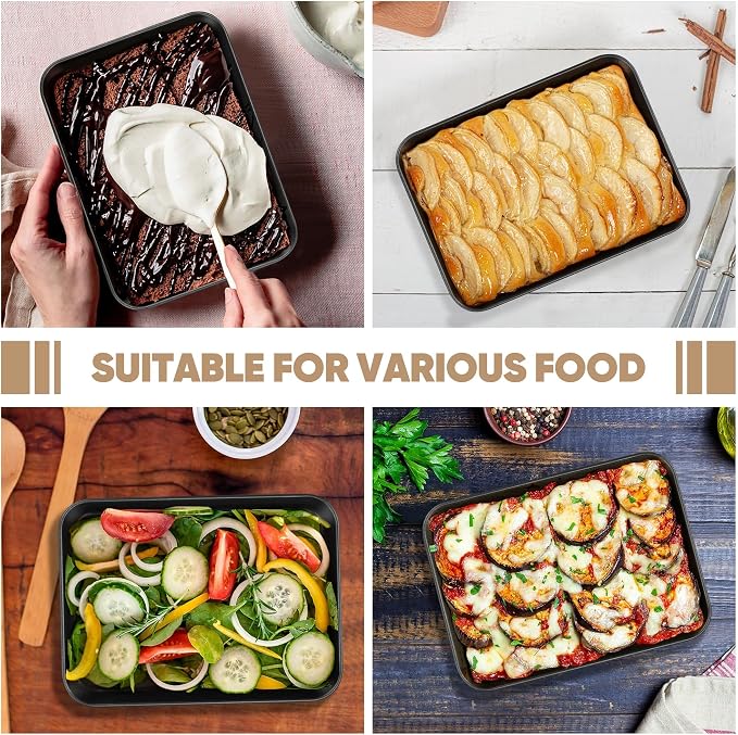 E-far Baking Sheet Set of 2, Nonstick Carbon Steel Baking Trays - Image 4