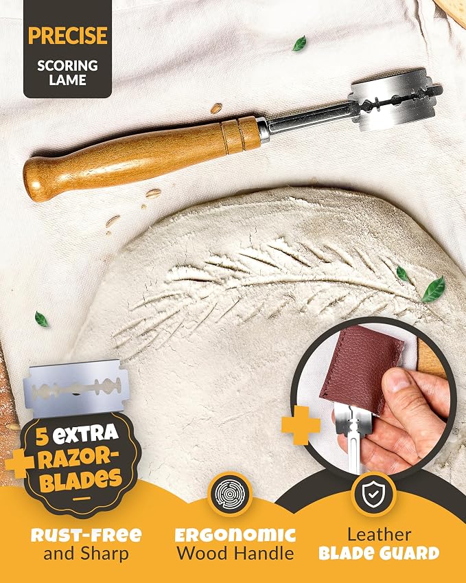 CRUSTLOVE Sourdough Kit inkl. 7 different Bread Making Tools like a 9 inches - Image 6
