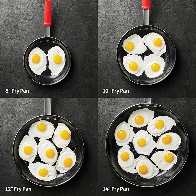 Tramontina Professional 12-Inch Ceramic Non Stick Large Frying Pan, Heavy-Gauge - Image 4