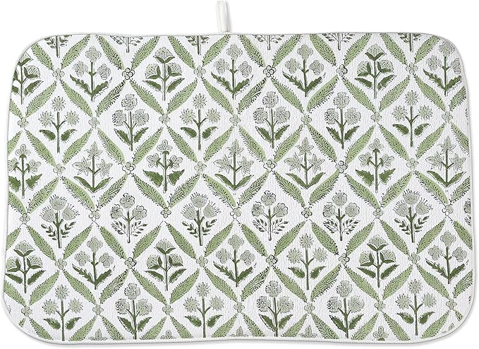 Boho Dish Drying Mat 18x24 Inches by OFIRD