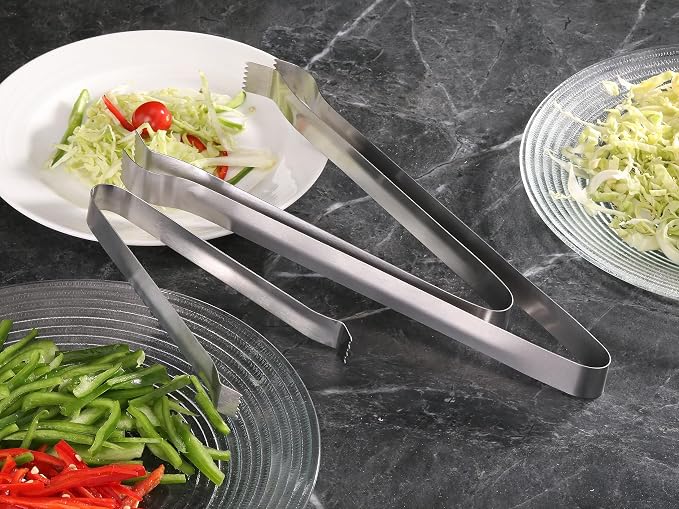 New Star Foodservice 42283 Restaurant-Grade Pom Tong, Stainless Steel, 12 inch - Image 8