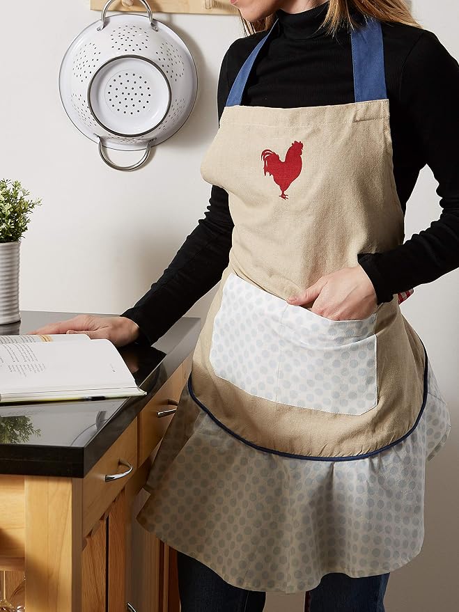 DII Women's Spring & Summer Apron Collection Adjustable, Two Large Pockets & - Image 8