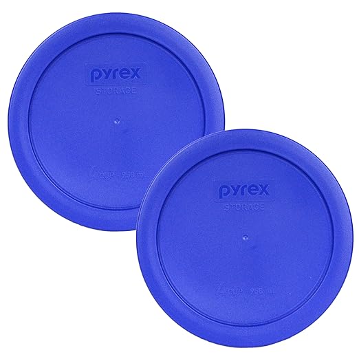 Pyrex Light Blue 4 Cup Round Storage Cover #7201-PC by Pyrex