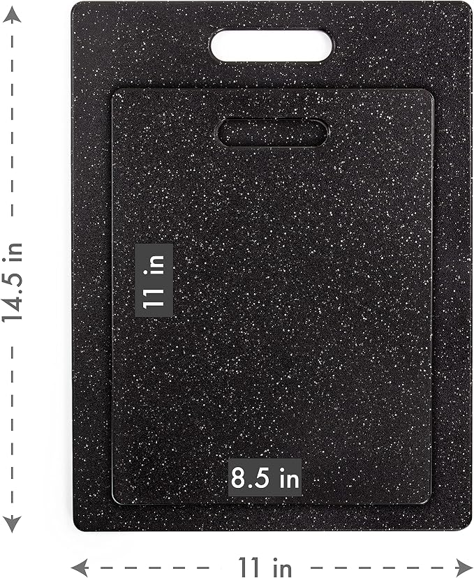 Dexas Superboard Pastry Board and Cutting Boards, Set of Two, Midnight Granite - Image 4