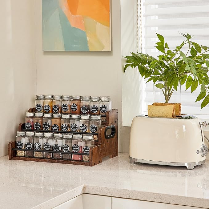 Aminigram Wood Spice Rack Organizer - Image 4