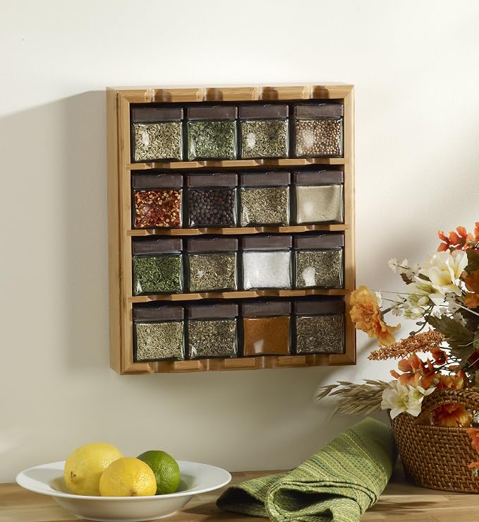 Kamenstein Jar Bamboo 3-in-1 Spice Organizer - Image 2