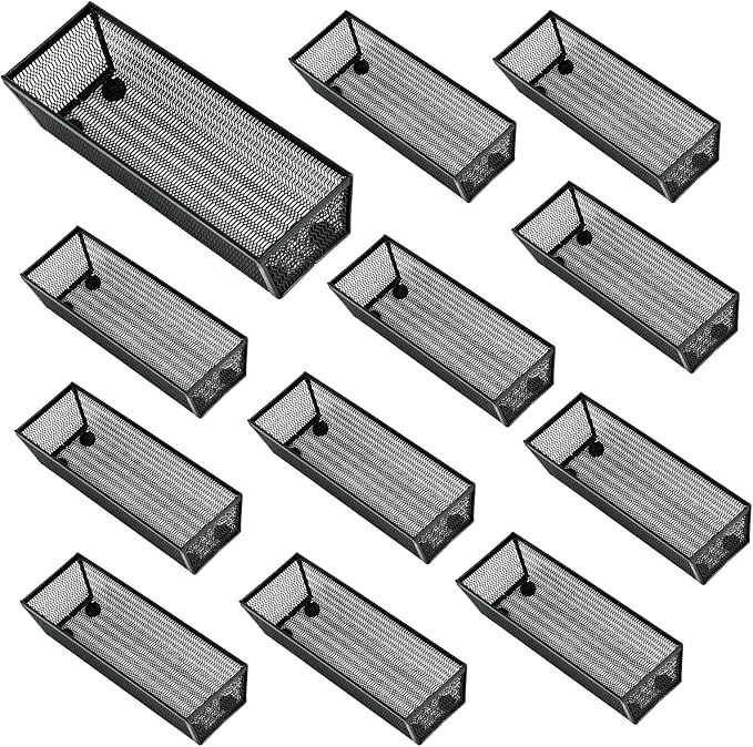 Neudeco Silverware Organizer, Mesh Drawer Organizer - Image 8