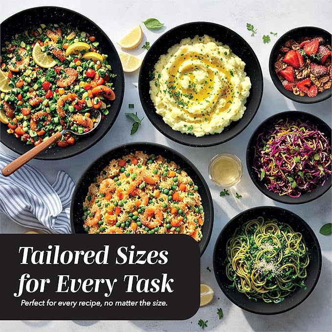 COOK WITH COLOR Mixing Bowls with TPR Lids - Image 5