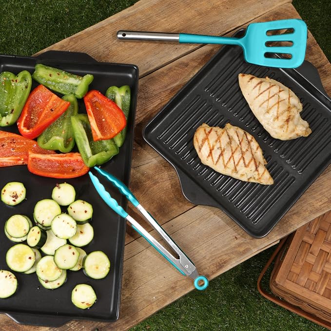 Larder & Vine 12-Piece Silicone Kitchen Cooking Utensils Set - Image 2