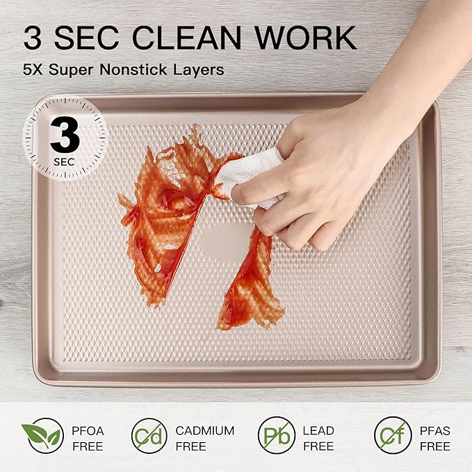Half Cookie Sheet Pan for Baking - Image 5