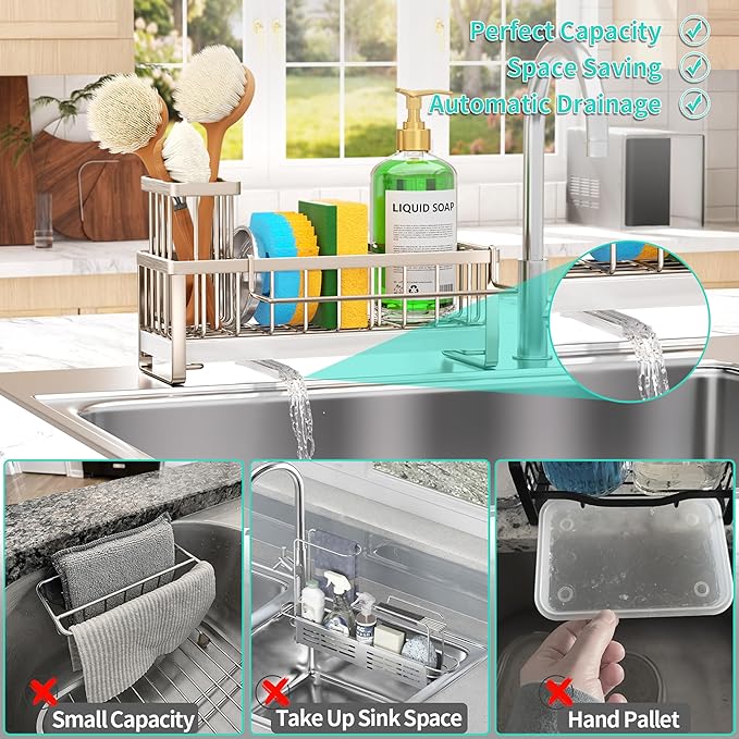 HapiRm Sponge Holder for Kitchen Sink - Image 7