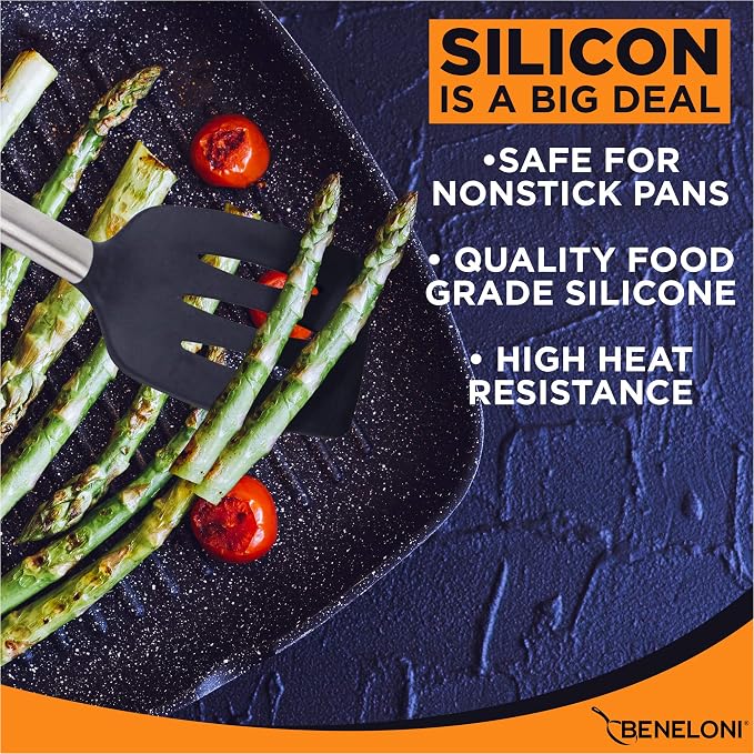 PREMIUM Silicone Kitchen Serving Utensil Set - Image 2