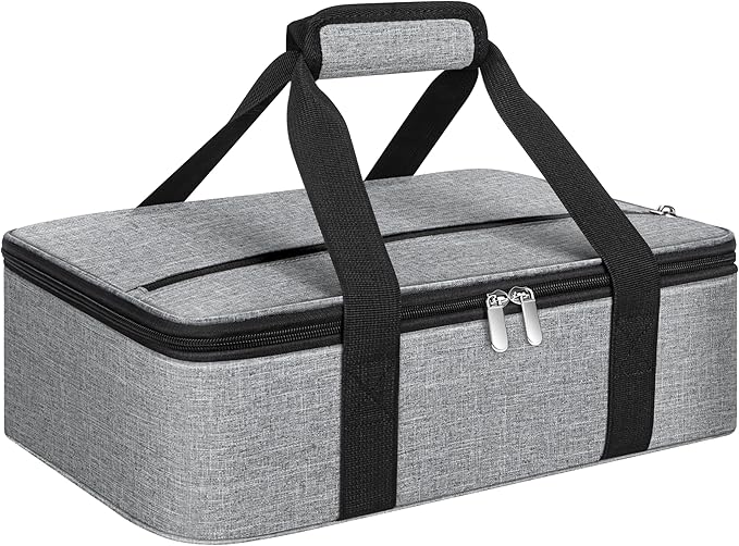 Insulated Casserole Carrier, Portable Casserole Carrier by MIAOJIE