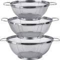 3 Pack 18/8 Stainless Steel Colander Sieves, Mesh Strainer Net Baskets by Tiawudi