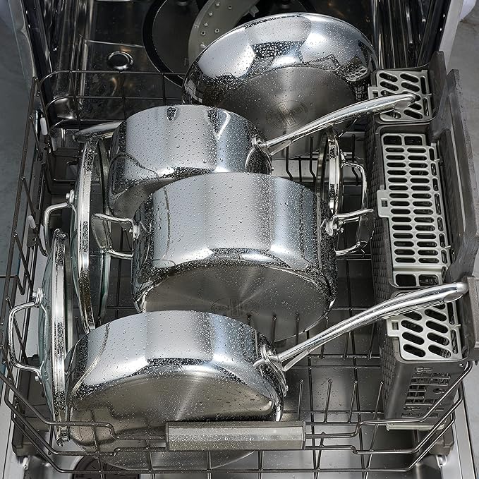 Tramontina Tri-Ply Clad Stainless Steel 8-Quart Stock Pot - Image 5