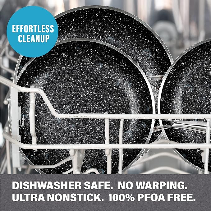 Granitestone 20-Piece Nonstick Pots and Pans Set - Image 6