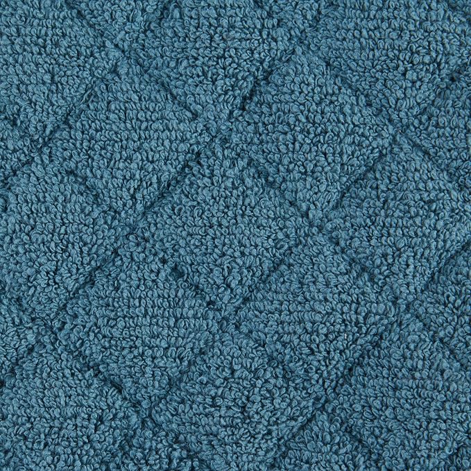 DII Basic Terry Collection 100% Cotton Quilted, Oven Mitt, Storm Blue, 2 Piece - Image 2