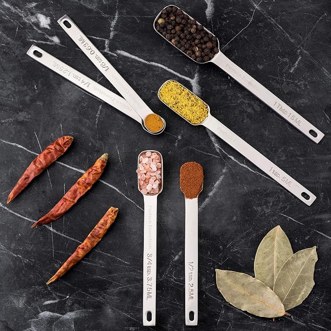 Hudson Essentials Stainless Steel Measuring Spoons Set - Image 4