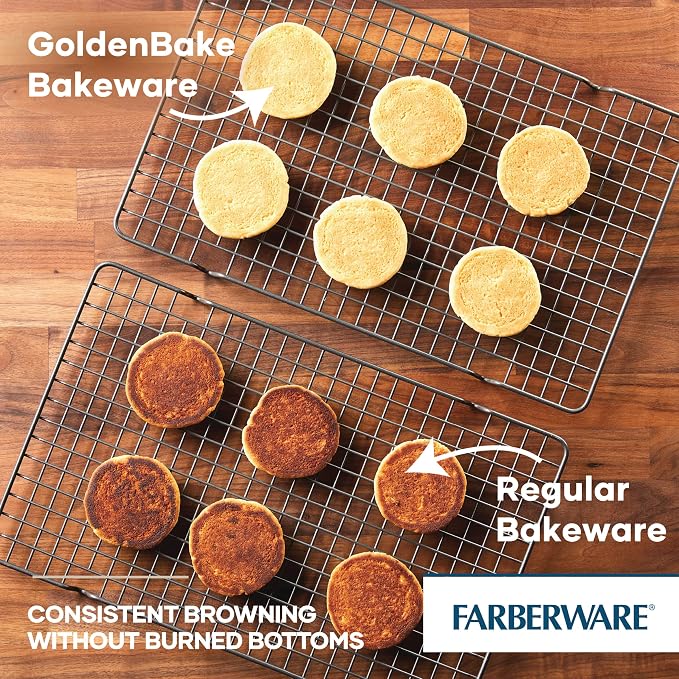 Farberware Golden Bake Bakeware Nonstick Round Cake Pan Set - Image 3