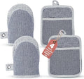 Casa Platino Silicone Oven Mitts & Potholders, 4-Piece – Pot Holders by CasaPlatino