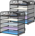 Supeasy 2 Pack 5-Tier Desk Organizer by SUPEASY