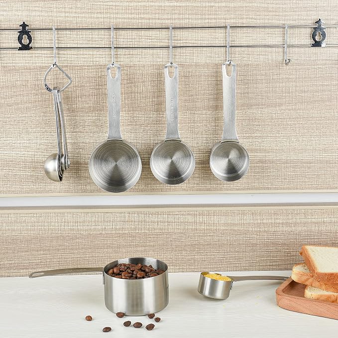 Stainless Steel Measuring Cups and Spoons Set, 18/8 Steel Material Heavy Duty 5 - Image 9