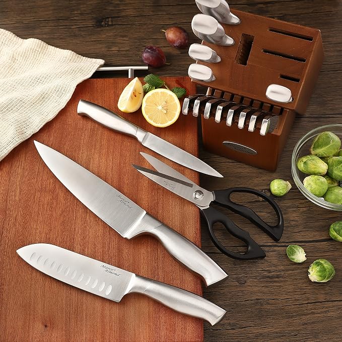 Marco Almond MA22 Knife Sets, 19 Pieces Stainless Steel Hollow Handle Kitchen - Image 5