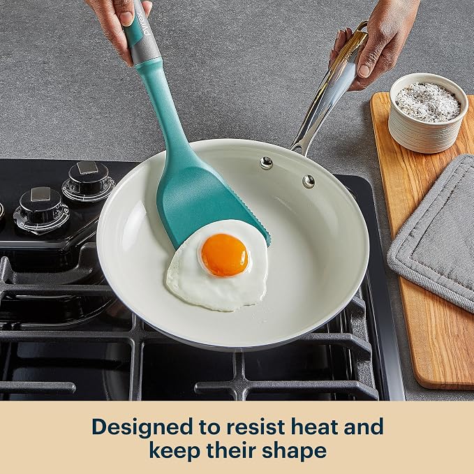 Pyrex 22-Piece Silicone Kitchen Cooking Utensils Set, Non-Stick Silicone - Image 4